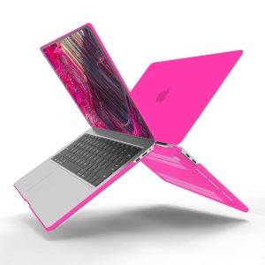 Suitable for  Hot Pink MacBook Pro 13 Inch Case 2016-2023 M1 M2 A2338 A2289 A2251 A2159 Hard Shell Case Keyboard Cover - Image 5