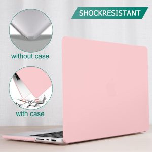Suitable for MacBook Pro 14 Max Inch Case 2023 2022 2021 M2 A2779 M1 A2442 Hardshell Case Keyboard Cover Sold Pink - Image 9