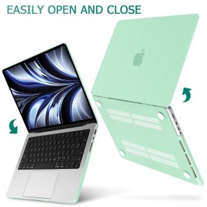 Suitable for  MacBook Pro 14 Max Inch Case 2023 2022 2021 M2 A2779 M1 A2442 Hardshell Case Keyboard Cover Green - Image 6