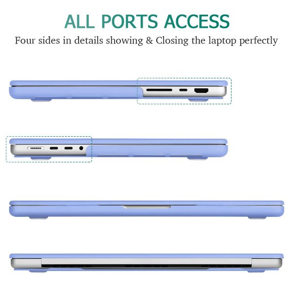 Suitable for  MacBook Pro 14 Max Inch Case 2023 2022 2021 M2 A2779 M1 A2442 Hardshell Case Keyboard Cover - Image 4