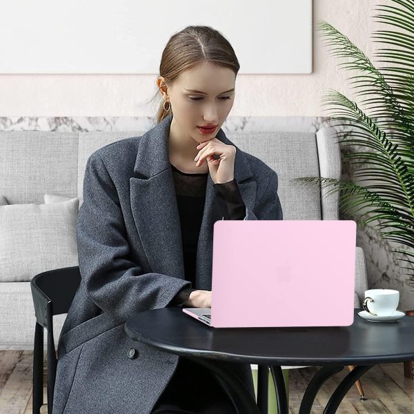 Suitable for  MacBook Pro 14 Max Inch Case 2023 2022 2021 M2 A2779 M1 A2442 Hardshell Case Keyboard Cover Pink - Image 5