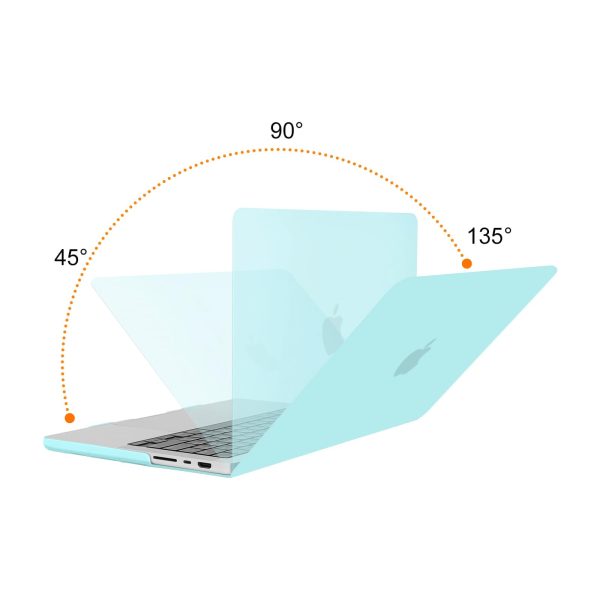 Suitable for  MacBook Pro 14 Max Inch Case 2023 2022 2021 M2 A2779 M1 A2442 Hardshell Case Keyboard Cover Turquoise - Image 9