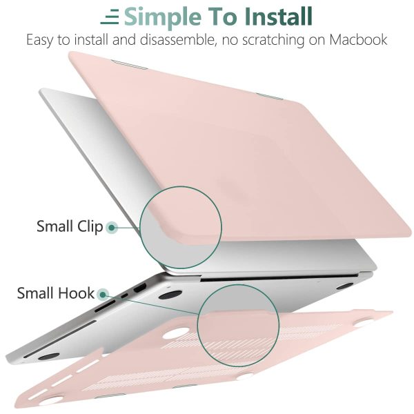Suitable for  MacBook Pro 16 inch Case 2023 2022 2021 M2 A2780 A2485 M1 Pro/Max Hard Shell Case Keyboard Cover Sold Pink - Image 4