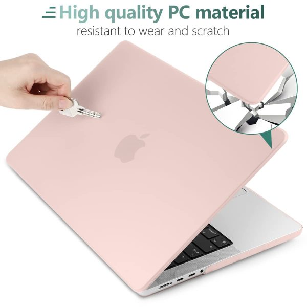 Suitable for  MacBook Pro 16 inch Case 2023 2022 2021 M2 A2780 A2485 M1 Pro/Max Hard Shell Case Keyboard Cover Sold Pink - Image 5