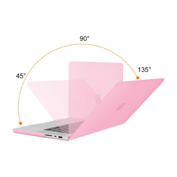 Suitable for  MacBook Pro 16 inch Case 2023 2022 2021 M2 A2780 A2485 M1 Pro/Max Hard Shell Case Keyboard Cover Pink - Image 4