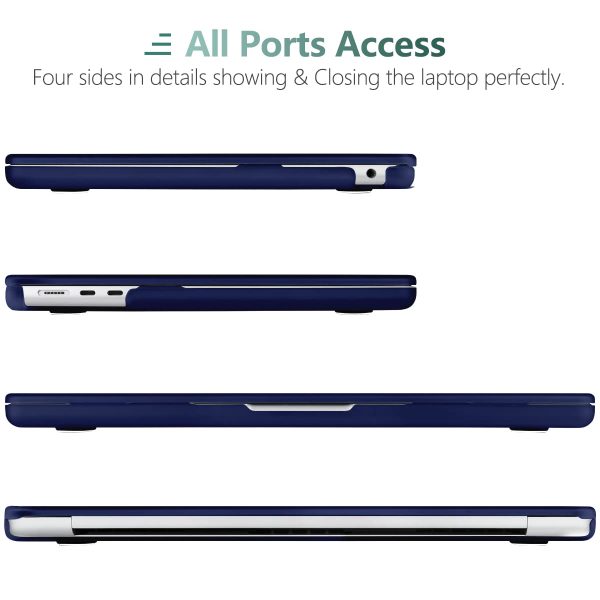 Suitable for  2023 2022 MacBook Air 13 inch case M2 Model A2681 Hard Shell Case Keyboard Cover Blue - Image 6