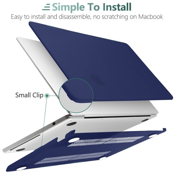Suitable for  2023 2022 MacBook Air 13 inch case M2 Model A2681 Hard Shell Case Keyboard Cover Blue - Image 7