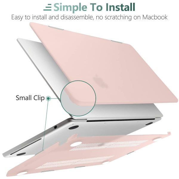 Suitable for  2023 2022 MacBook Air 13 inch case M2 Model A2681 Hard Shell Case Keyboard Cover Sold Pink - Image 7