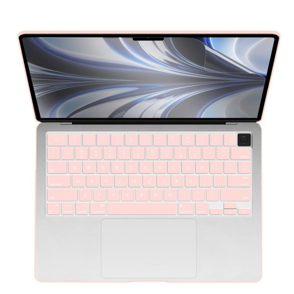 Suitable for  2023 2022 MacBook Air 13 inch case M2 Model A2681 Hard Shell Case Keyboard Cover Sold Pink - Image 10