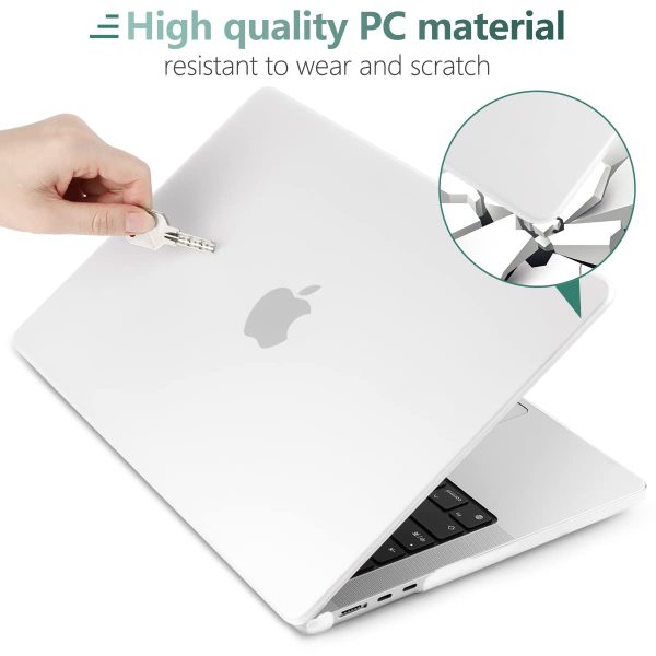 Suitable for  2023 2022 MacBook Air 13 inch case M2 Model A2681 Hard Shell Case Keyboard Cover White - Image 7