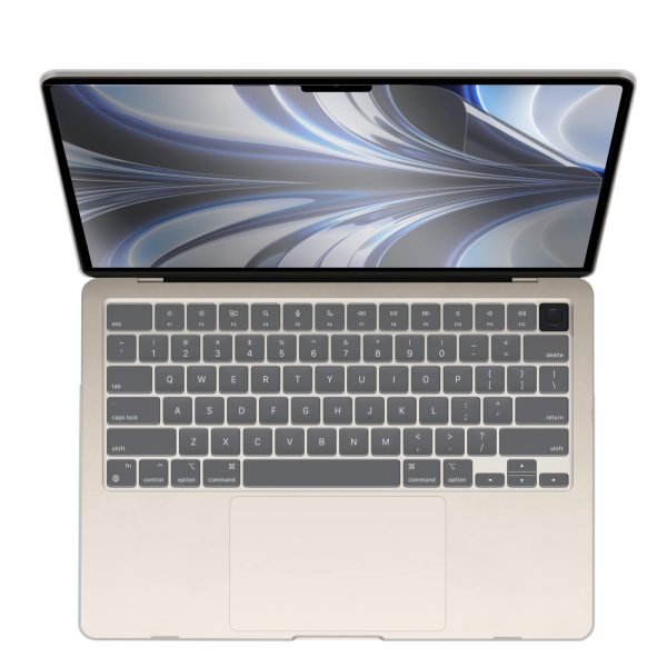 Suitable for  2023 2022 MacBook Air 13 inch case M2 Model A2681 Hard Shell Case Keyboard Cover White - Image 10
