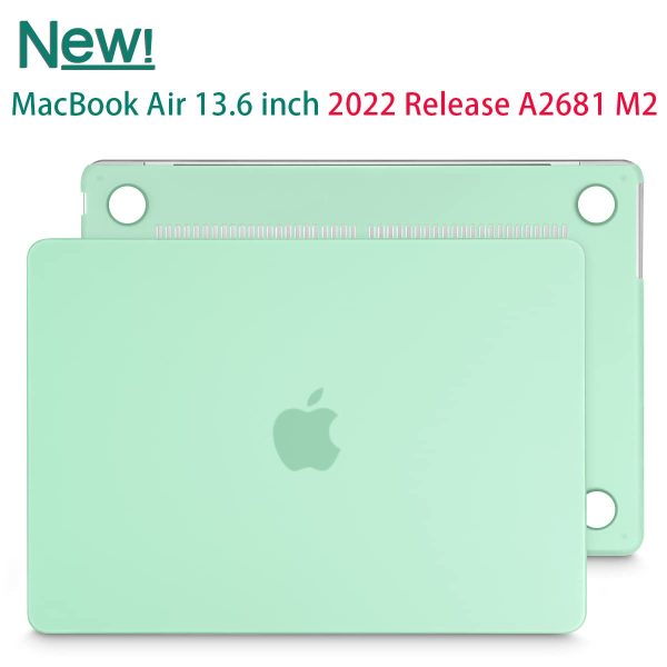 Suitable for  2023 2022 MacBook Air 13 inch case M2 Model A2681 Hard Shell Case Keyboard Cover Green - Image 5