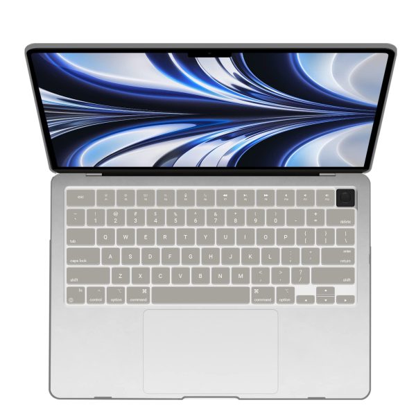 Suitable for  2023 2022 MacBook Air 13 inch case M2 Model A2681 Hard Shell Case Keyboard Cover Grey - Image 10