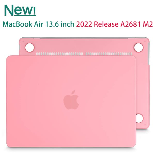 Suitable for  2023 2022 MacBook Air 13 inch case M2 Model A2681 Hard Shell Case Keyboard Cover Pink - Image 6