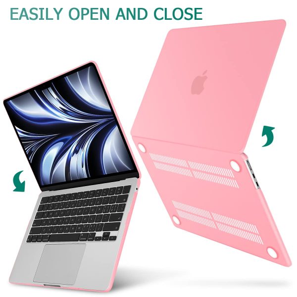 Suitable for  2023 2022 MacBook Air 13 inch case M2 Model A2681 Hard Shell Case Keyboard Cover Pink - Image 8