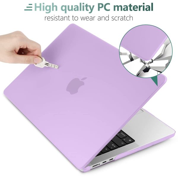 Suitable for  2023 2022 MacBook Air 13 inch case M2 Model A2681 Hard Shell Case Keyboard Cover Purple - Image 7
