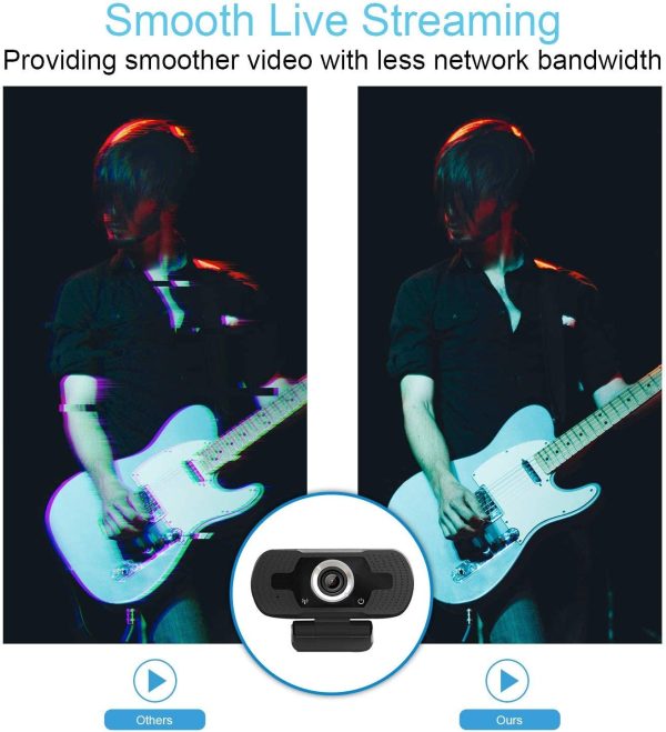 1080p HD Webcam USB Desktop Computer Laptop Camera Video Calling Built-in Mic - Image 4