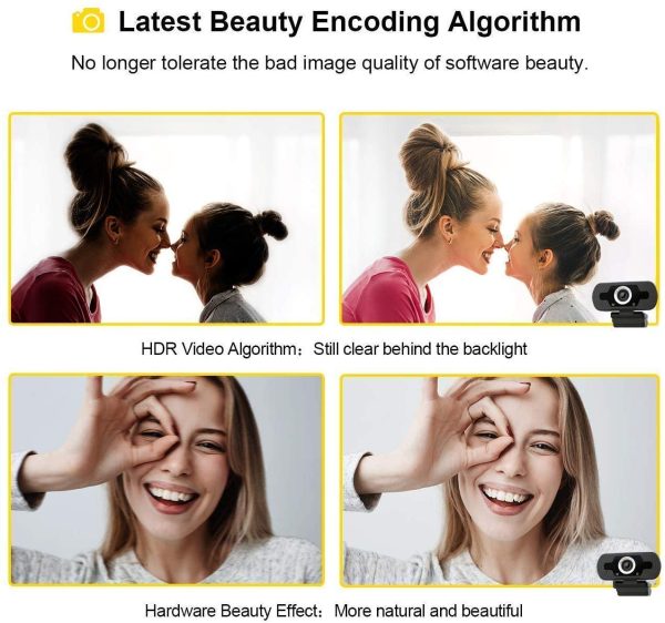 1080p HD Webcam USB Desktop Computer Laptop Camera Video Calling Built-in Mic - Image 5