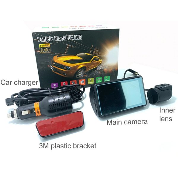 FHD Car DVR Camera DashCam Dash Cam Dual Record Hidden Recorder 1080P Parking Monitor - Image 5