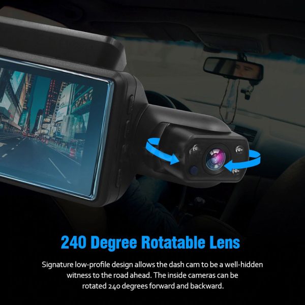 FHD Car DVR Camera DashCam Dash Cam Dual Record Hidden Recorder 1080P Parking Monitor - Image 6