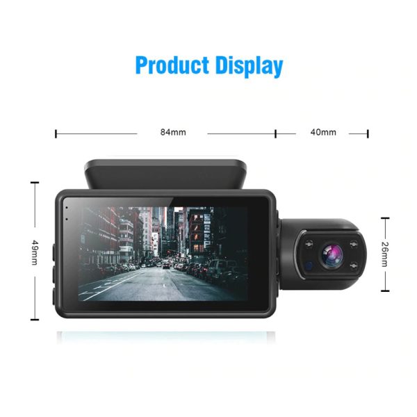FHD Car DVR Camera DashCam Dash Cam Dual Record Hidden Recorder 1080P Parking Monitor - Image 7