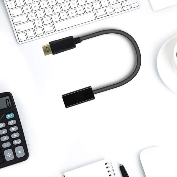 DisplayPort Male to HDMI Female Gold-Plated DP Display Port to HDMI Adapter - Image 5