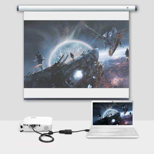 DisplayPort Male to VGA Female Gold-Plated DP Display Port to VGA Adapter - Image 7