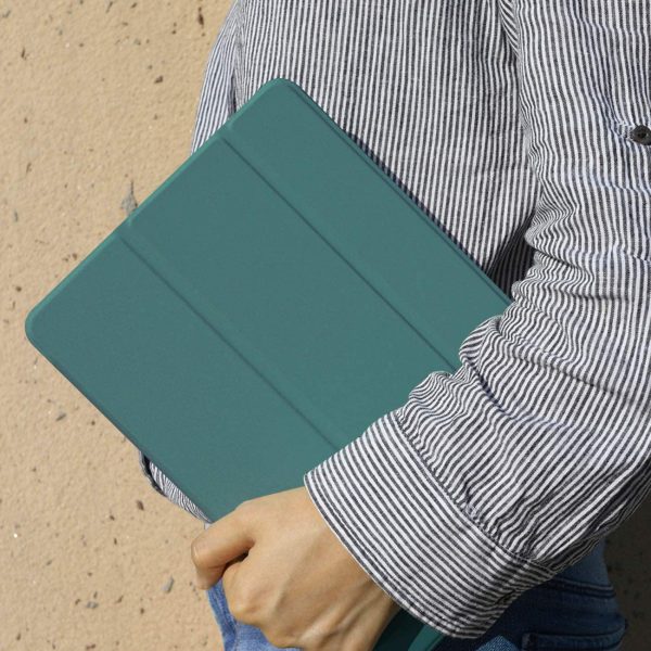 iPad Pro 11 Inch 2020 Soft Tpu Smart Premium Case Auto Sleep Wake Stand Cover Pencil holder Dark Green - Image 7