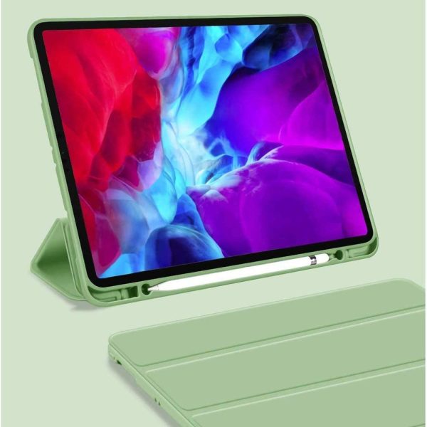 iPad Pro 11 Inch 2020 Soft Tpu Smart Premium Case Auto Sleep Wake Stand Cover Pencil holder Green - Image 3