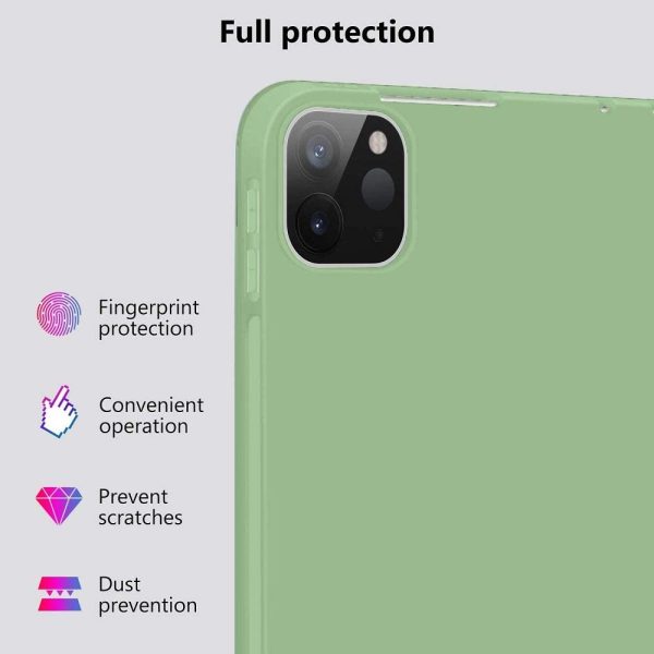 iPad Pro 11 Inch 2020 Soft Tpu Smart Premium Case Auto Sleep Wake Stand Cover Pencil holder Green - Image 5
