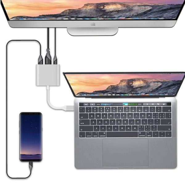 USB C to HDMI Adapter Type C AV Converter 4K HDMI USB 3.0 Port USB-C Female - Image 9