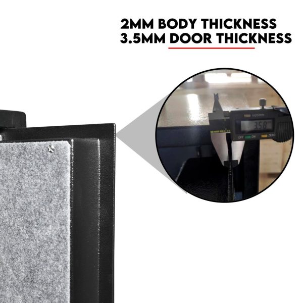 4 Rifle Gun Safe Iron Heavy Duty Firearm Security Digital Lockbox Premium CAT A+B - Image 3