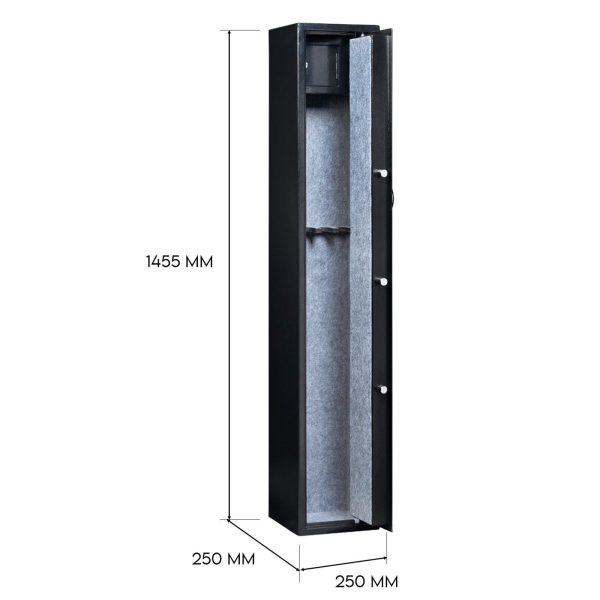 4 Rifle Gun Safe Iron Heavy Duty Firearm Security Digital Lockbox Premium CAT A+B - Image 7