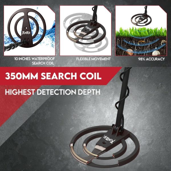 Deep Sensitive Metal Detector Searching Gold Digger Treasure Hunter LCD Screen - Image 3