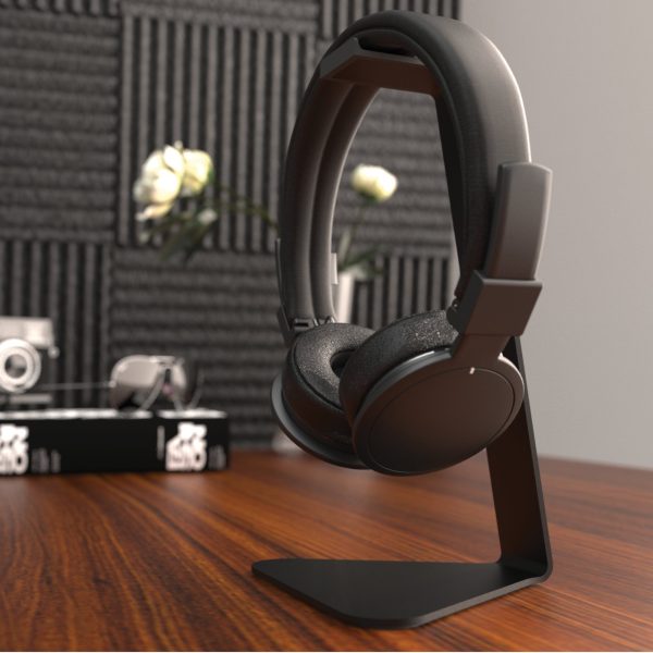Kanto H1 Universal Desktop Headphone Stand, Black - Image 4