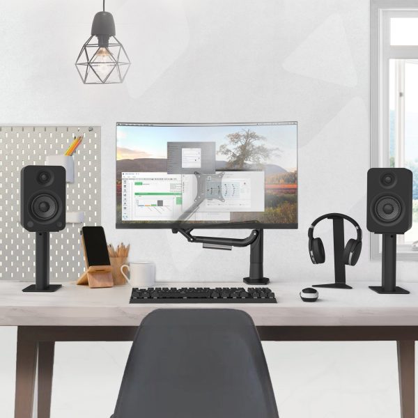 Kanto H1 Universal Desktop Headphone Stand, Black - Image 6