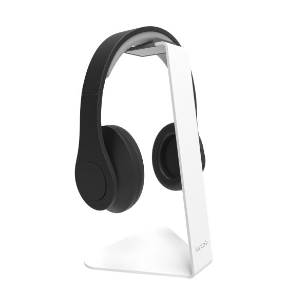 Kanto H1W Universal Desktop Headphone Stand, White - Image 4