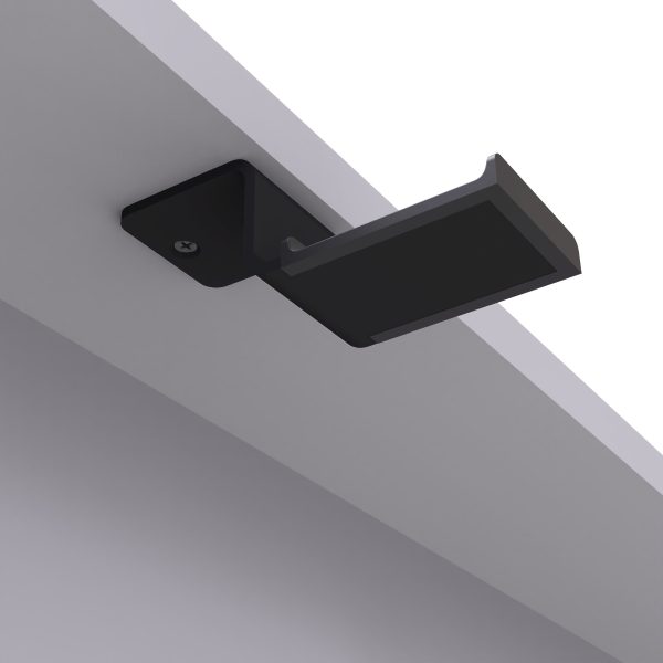 Kanto HH Universal Under Desk Headphone Hook, Black - Image 4