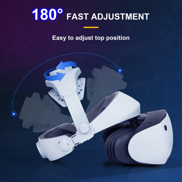 DEVASO Adjustable Head Strap for Playstation VR2, Reduced Pressure Lightweight - Image 7