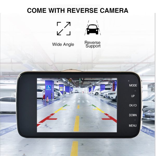 1080P Car Dash Camera Dual Front and Rear Video DVR Recorder Night Vision Kit - Image 5