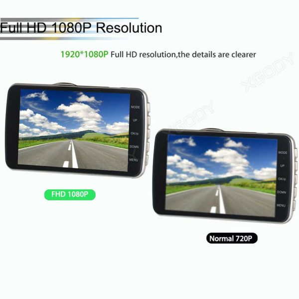 1080P Car Dash Camera Dual Front and Rear Video DVR Recorder Night Vision Kit - Image 7
