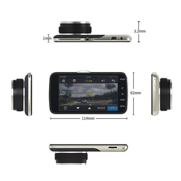 1080P Car Dash Camera Dual Front and Rear Video DVR Recorder Night Vision Kit - Image 15