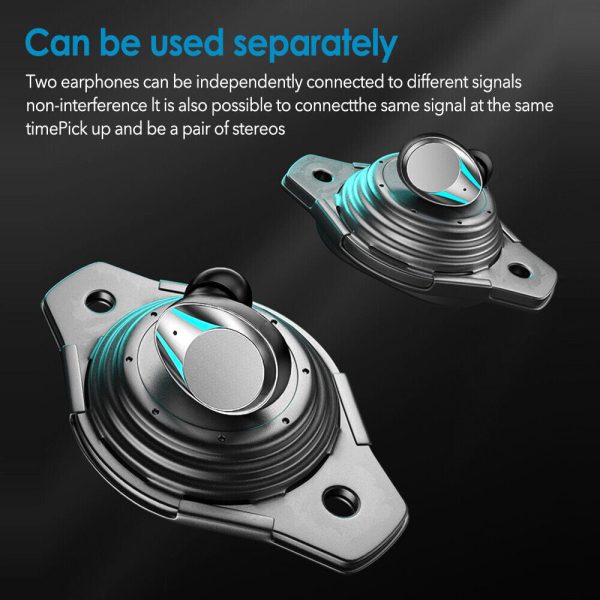 M41 TWS Bluetooth V5.3 Headphone Sports Cyberpunk Earphone HiFi Stereo LED Display - Image 4