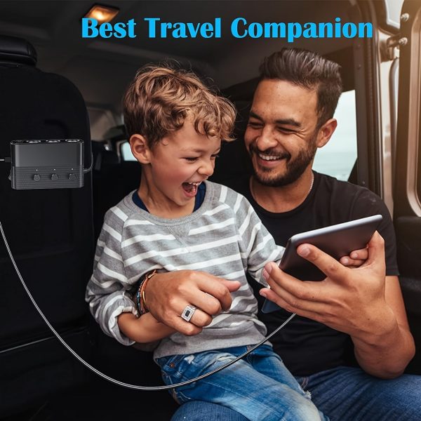 7 in 1 Car Charger Adapter Cigarette Lighter Plug Splitter Independent Switches - Image 5