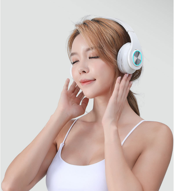 Bluetooth 5.0 Wireless Earphones Foldable Headset Stereo Headphones (Black) - Image 3