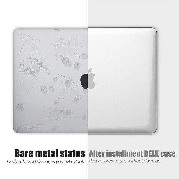 2020 Macbook Pro 13 Inch Case Plastic Hard Case Shell for 2020 Macbook Pro A2251 A2289 A2179(Black) - Image 2