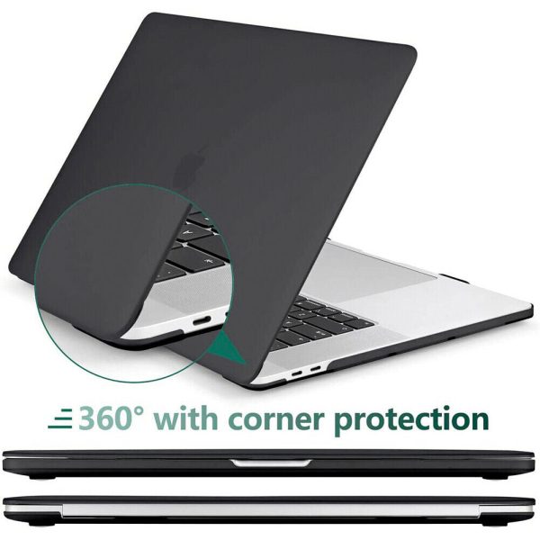 2020 Macbook Pro 13 Inch Case Plastic Hard Case Shell for 2020 Macbook Pro A2251 A2289 A2179(Black) - Image 4