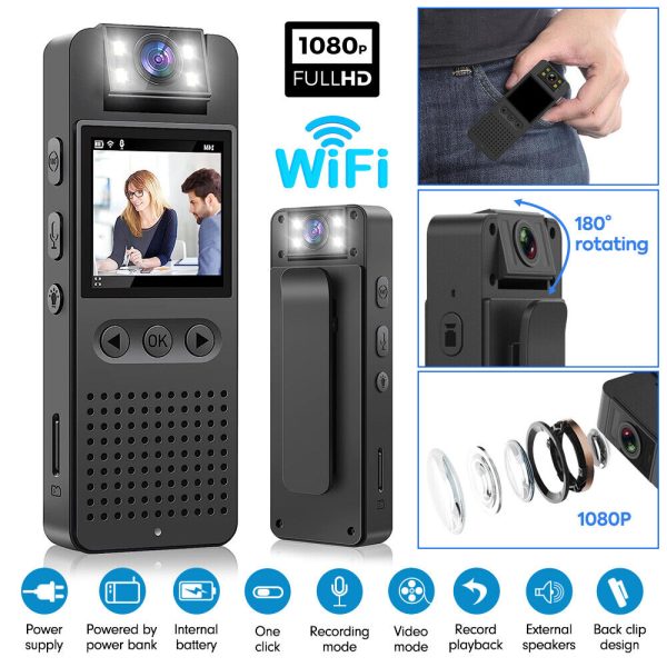 1080P Wifi HD Stable Riding Camera Wearable Video Recorder Comes With 64G SD Card - Image 2