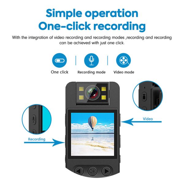 1080P Wifi HD Stable Riding Camera Wearable Video Recorder Comes With 64G SD Card - Image 6