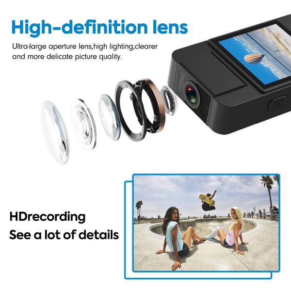 1080P Wifi HD Stable Riding Camera Wearable Video Recorder Comes With 64G SD Card - Image 7